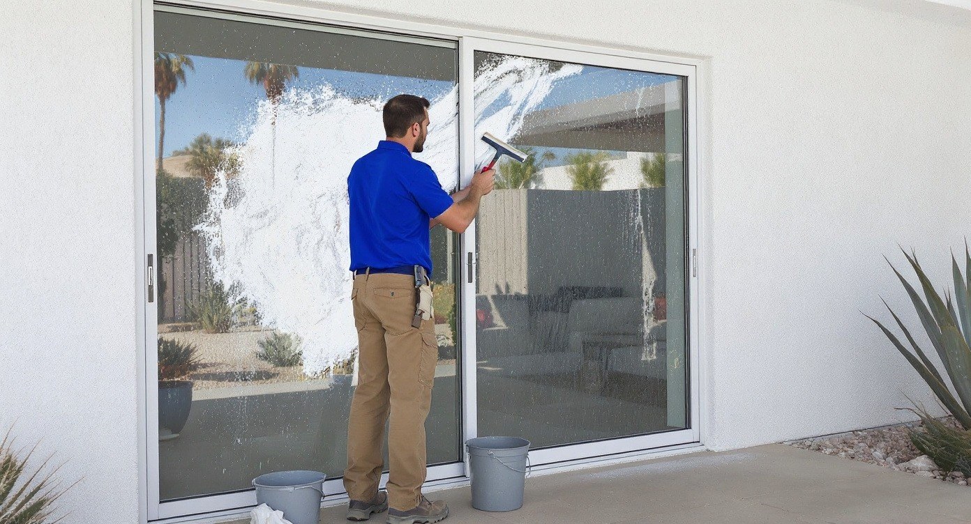 Residential window cleaning in Palm Springs
